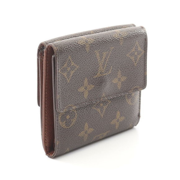 Louis Vuitton Carte Monnaie Eye Monogram Tri Wallet Brown Porte Bi - Picture 1 of 7